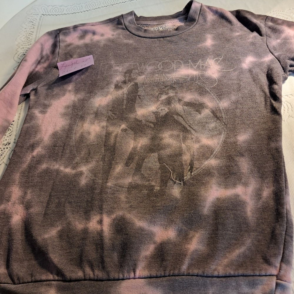 Fleetwood Mac Rumours Graphic‎ Tie Dye Sweatshirt Band Tee XS